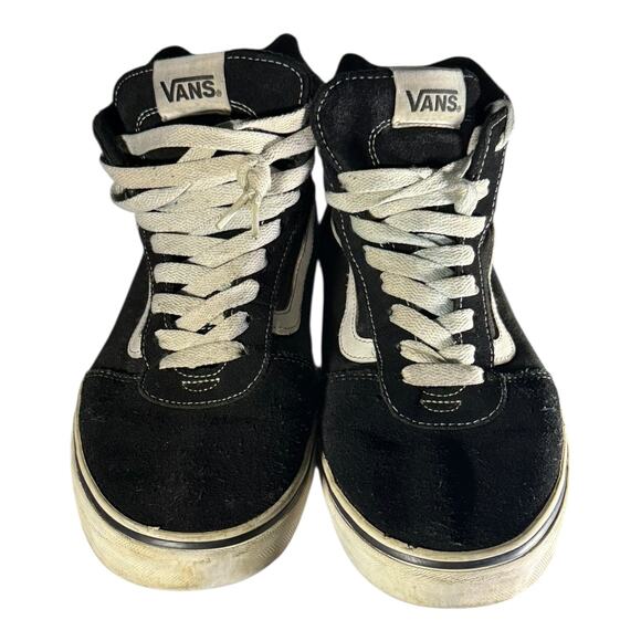 Vans SK8-HI Black White Mens High Top Skate Sneakers Size 11 - Picture 4 of 9